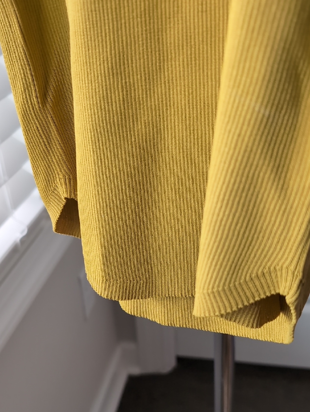 Miou Muse Ribbed Chartreuse Tank Small - Picture 6 of 7